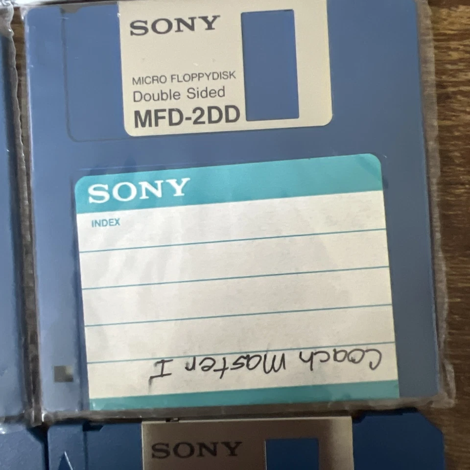 老式索尼 3.5 英寸软盘存储带 5 索尼 Mfd-2dd — 第 4/4 张图片