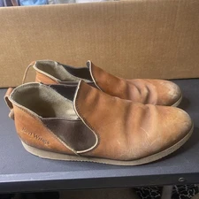 Red Wing Shoes Mens Size 12 Brown Leather Slip On Vibram Sole Casual VTG Romeo