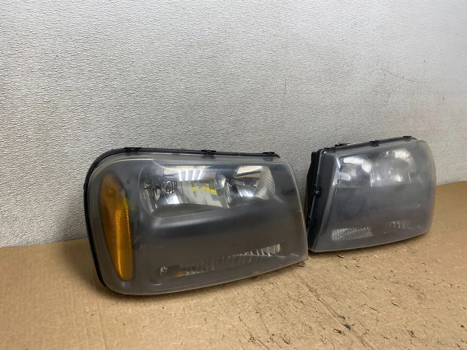 Chevrolet Trailblazer 2006 2009 faro izquierdo+derecho barra de media parrilla al ras V3854 Foto 3 de 4