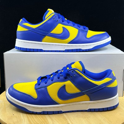 Nike By You Dunk Low Blue Yellow FV9524-900 Men's Size 11 Shoes