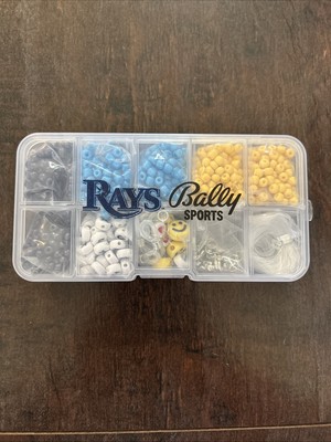 New Tampa Bay Rays Bead Set Necklace Bracelet Charms Brand New Baseball MLB 