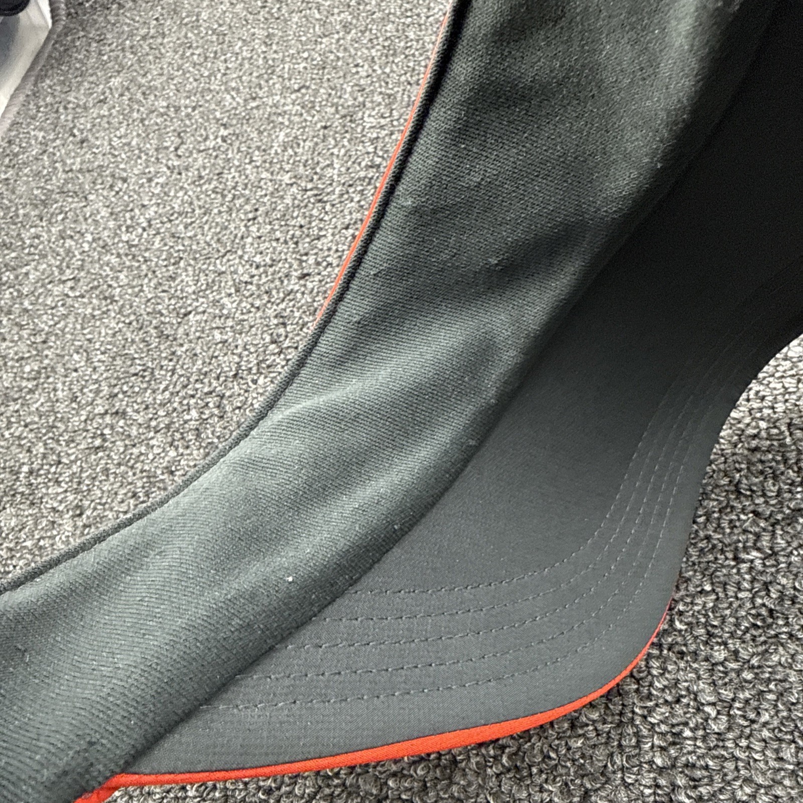 NIKE Dri Fit Golf Pickleball Tennis Visor/Hat Orange Red Black Swoosh Adult Size thumbnail 12