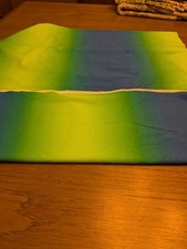 Tissu maillot de bain bleu/vert/jaune 1 1/3 yds 56 large largeur tissu poly stretch