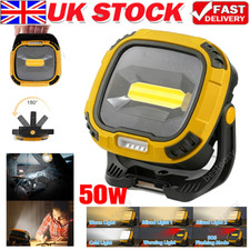 50W Rechargeable LED Work Light 4500LM – Portable Floodlight, 6 Modes Waterproof