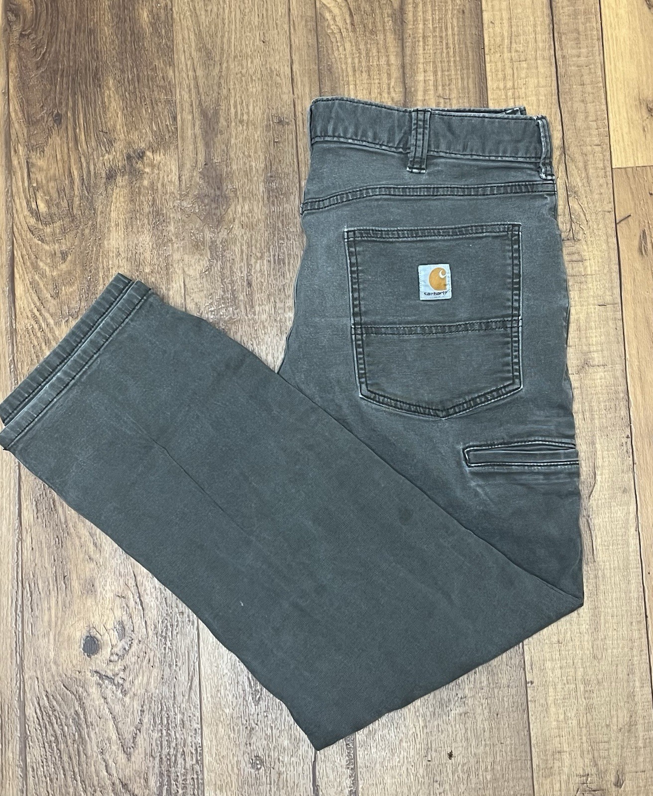 Carhartt Mens Charcoal Relaxed Fit Pants/ Sz: 36in x 30in