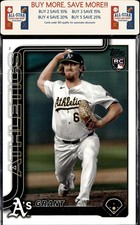 2025 Topps #634 Grant Holman Rookie Athletics