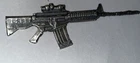 Silver Cast Poured .999 Fine AR-15 Art Bar! 30 Grams!