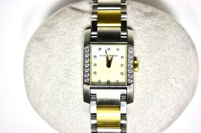 Baume And Mercier Diamant 2 Tone Mop Diamond Markers 18k & Steel