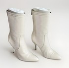 BOTTEGA VENETA⚡️IOB Metal chain point toe leather mid calf boots size 36EU/6US — photo 1