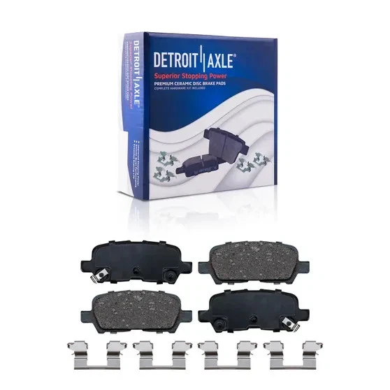 Front Rear Drilled Rotors Brake Pads Kit for 2011-2013 Chevrolet Impala Limited. Foto 2 de 4