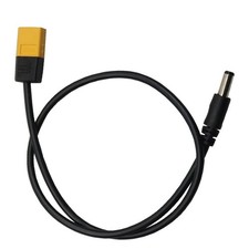 XT60 Bullet to DC5525/DC5521 Power Cable 45cm Ultra-Soft TS101/T12 FPV Repair