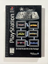Williams Arcade's Greatest Hits (Sony PlayStation 1, 1996) Long Box