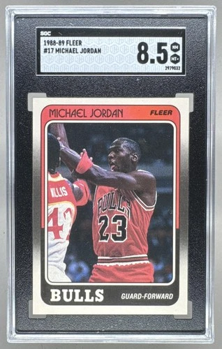 2979032 Michael Jordan 1988 Fleer #17 SGC 8.5