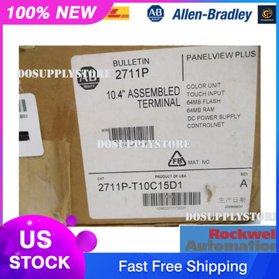 1PCS AB 2711P-T10C15D1 PanelView Plus Terminal In Box FREE SHIP NEW IN BOX