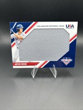2020 Panini USA Baseball Stars & Stripes Justin Foscue Jumbo Jersey Relic 🔥