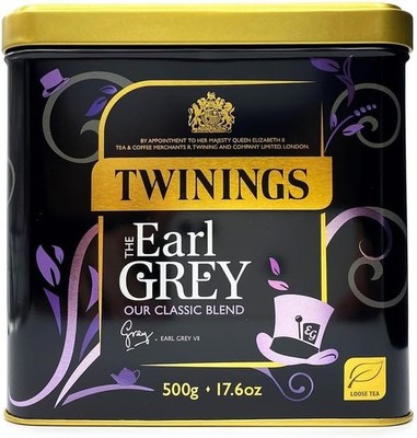Earl Grey Loose Leaf Bla Tea, 17.64 Ounce (500g) Tin,