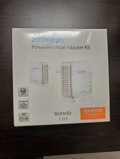 Tenda P200 Powerline Mini Adapter Kit Up to 200Mbps New Sealed