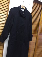 Womens -winter— Double -breasted- Trench Coat- - Size- -uk—8”- Eur -38” - Us—8”