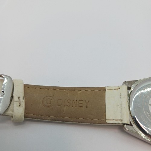 Disney Mickey Mouse Womens Watch White Leather Water Resistant Japan Movement - Picture 6 of 7