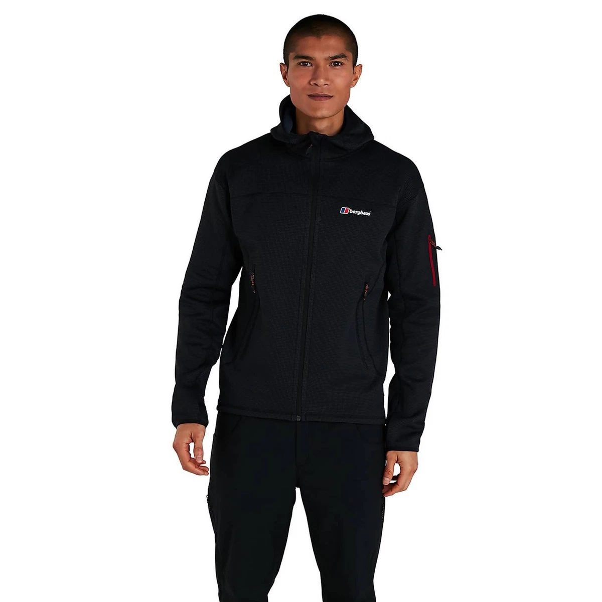 Berghaus Mens Pravitale Mountain 2.0 Hooded Fleece Jacket Size Large Dark  Grey | eBay