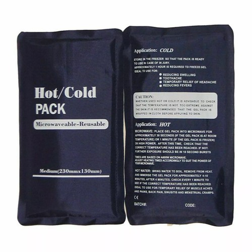 Thermo Cool Pack Wiederverwendbar Heiß & Kalt Pack - Freeze Cool Hitze Verletzung Sport - Bild 3 von 4