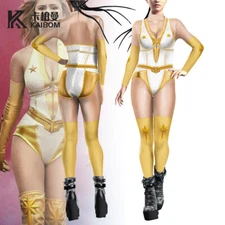 DC The Boys Starlight Cosplay Jumpsuit Costume Halloween Zentai Bodysuit Suit