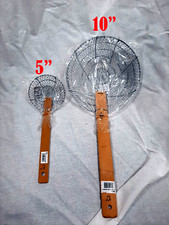 SET OF 2 Deep Fryer Skimmer Strainer for Chinese Restaurant and Take Away use