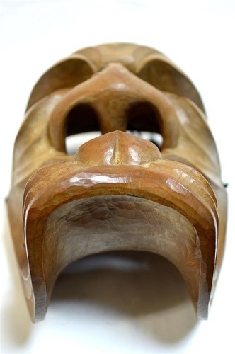 Master Craftsmanship! Japanese Wooden - Menburyu Mask - Furyu Parade - UNESCO - Picture 8 of 8