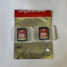 Gigastone 256GB SD Card UHS-I U1 Class 10 SDXC Memory Card, Full HD Video Canon