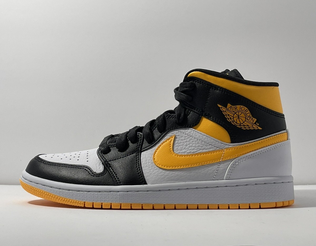 New Nike Air Jordan 1 Mid SE White Laser Orange Women's Size 9.5