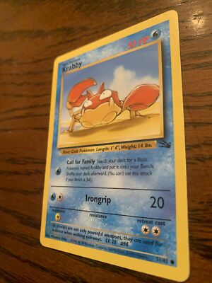 Krabby (51/62) [Fossil Unlimited] Damaged