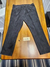 Vintage Wrangler Black Jeans 42x32 Cowboy Western USA Made 13MWZ Rodeo