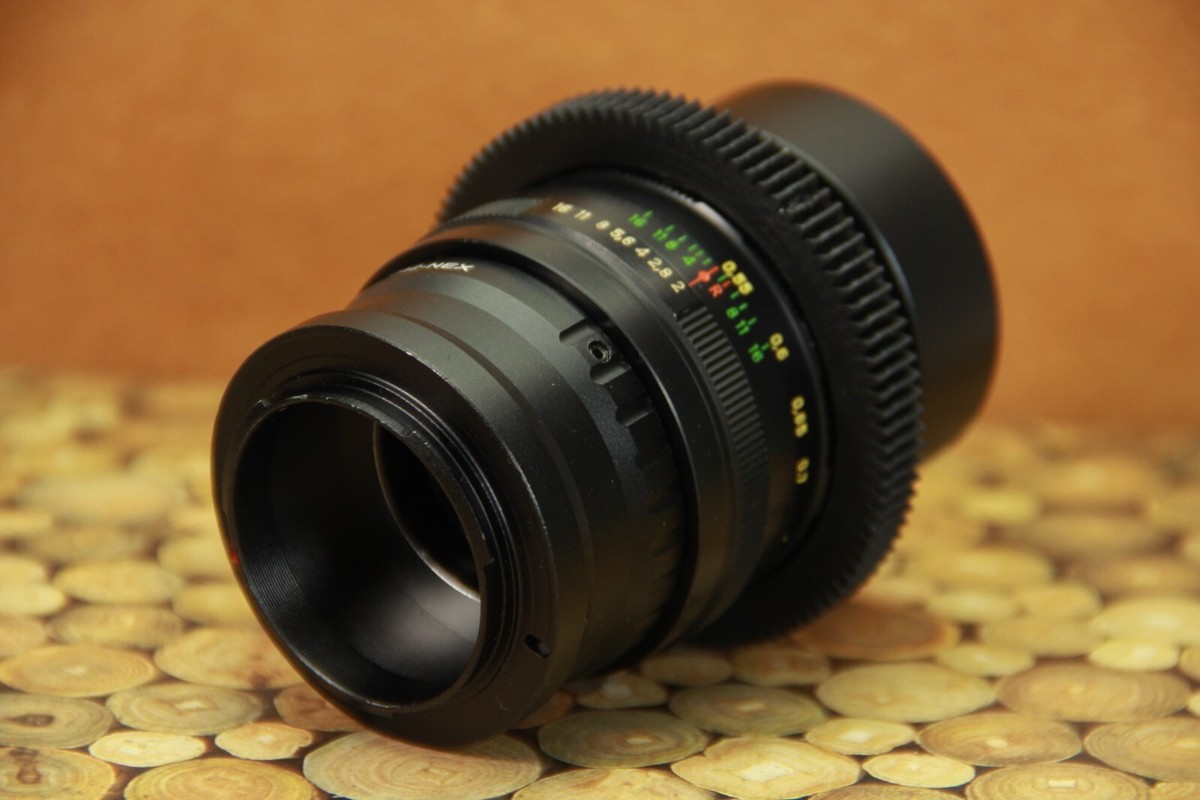 KMZ HELIOS 44M Anamorphic Soviet Lens +Adapter For Sony E - Foto 10
