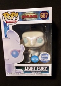 light fury glitter funko