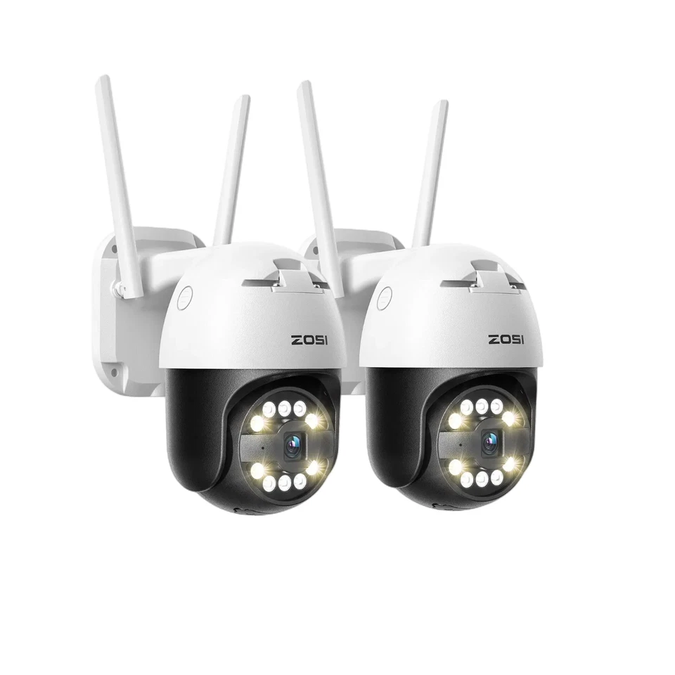 ZOSI PTZ 4K 8MP Wireless Wifi Outdoor Security IP Camera Color Night Vision - Image 2 of 4