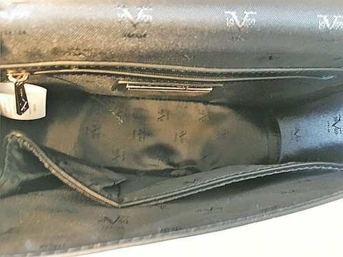 19V69 Italy by Versace Schultertasche Umhängetasche Mittel Schwarz Damen Neu - Bild 6 von 6
