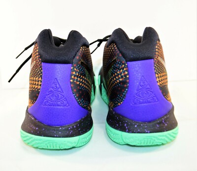 Nike Kyrie 4 Mamba Mentality Black & Teal Basketball Shoes Sz 17
