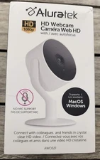 Aluratek Portable Full HD 1080p USB Webcam with Autofocus, (AWC02F)