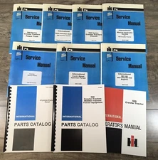 International 500 Crawler Tractor Service Parts Operators Manual Set Shop BD154