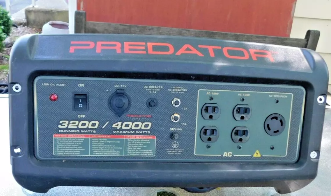 Predator 4000 3200/4000W Portable Generator User Review, 52 OFF