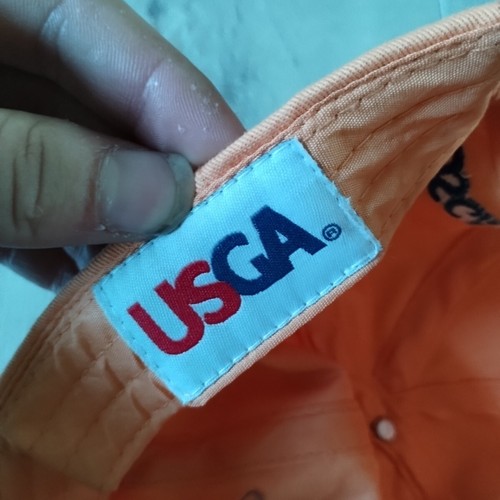 US Open Chambers Bay Hat 2015 Baseball Golf Cap Orange USGA Member Cotton OSFA - Picture 10 of 12