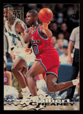 Calbert Cheaney 1993-94 Stadium Club #329 Washington Bullets Basketball Card