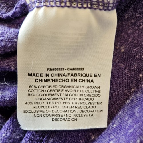NIKE 726057 Giacca donna media HEATHERED viola full zip con cappuccio edizione palestra - Foto 8 di 9