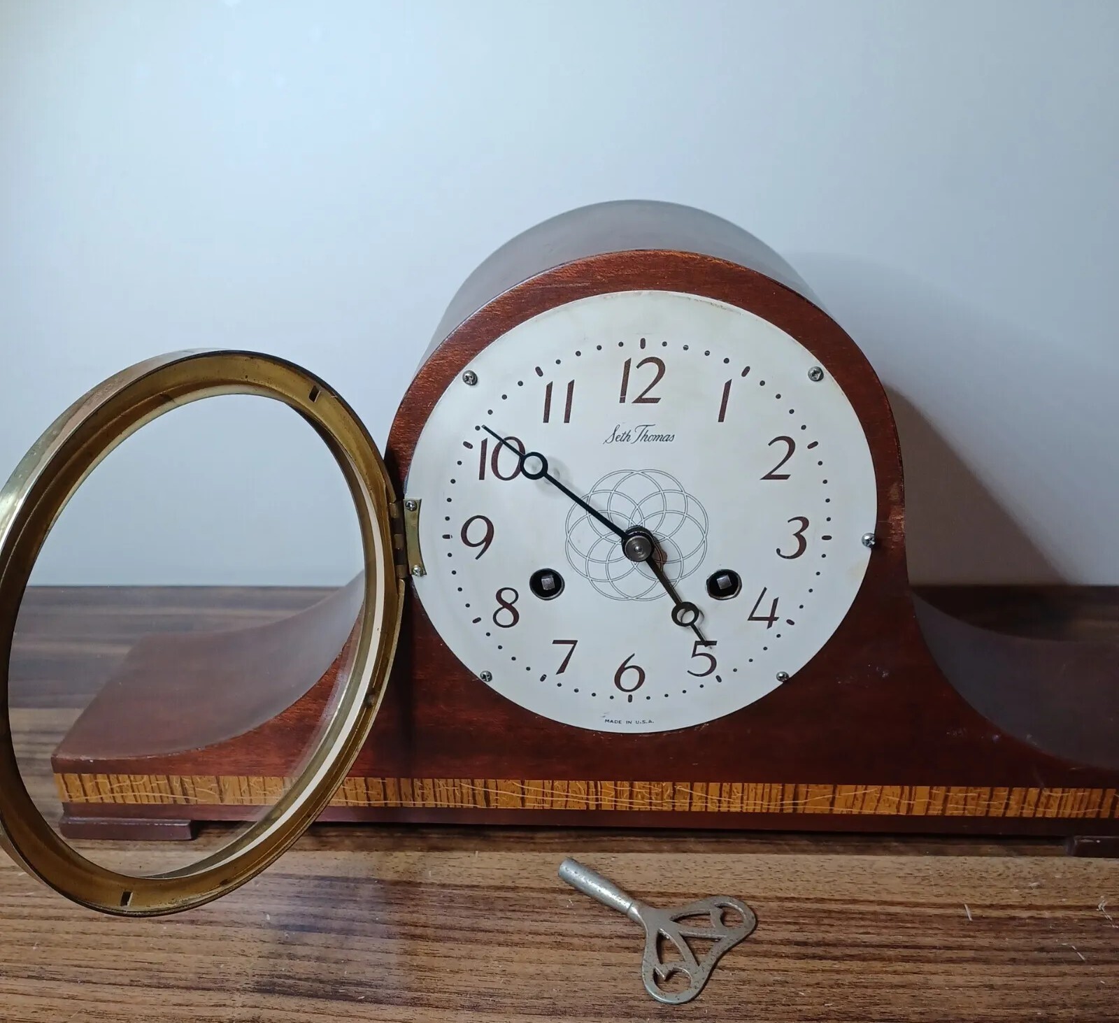 vintage clock mantle Seth Thomas Lynton2W 1960's 8 day Kay eBay