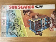 Vintage 1973 Sub Search 3 Level Strategy Board Game by Milton Bradley COMPLETE