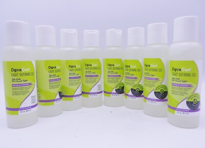 DEVACURL LIGHT DEFINING GEL 3 OZ ( Lot of 8)