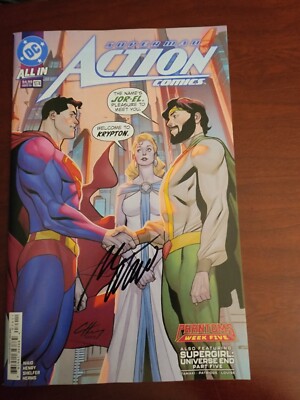 Action Comics 1074 9.4 NM Mark Waid Signed COA Ro-Zan Aethyr Mon-El Supergirl