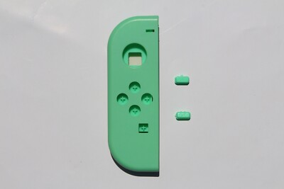 Animal Crossing Nintendo Switch Left Mint Green Joy Con Shell + SL/SR Buttons