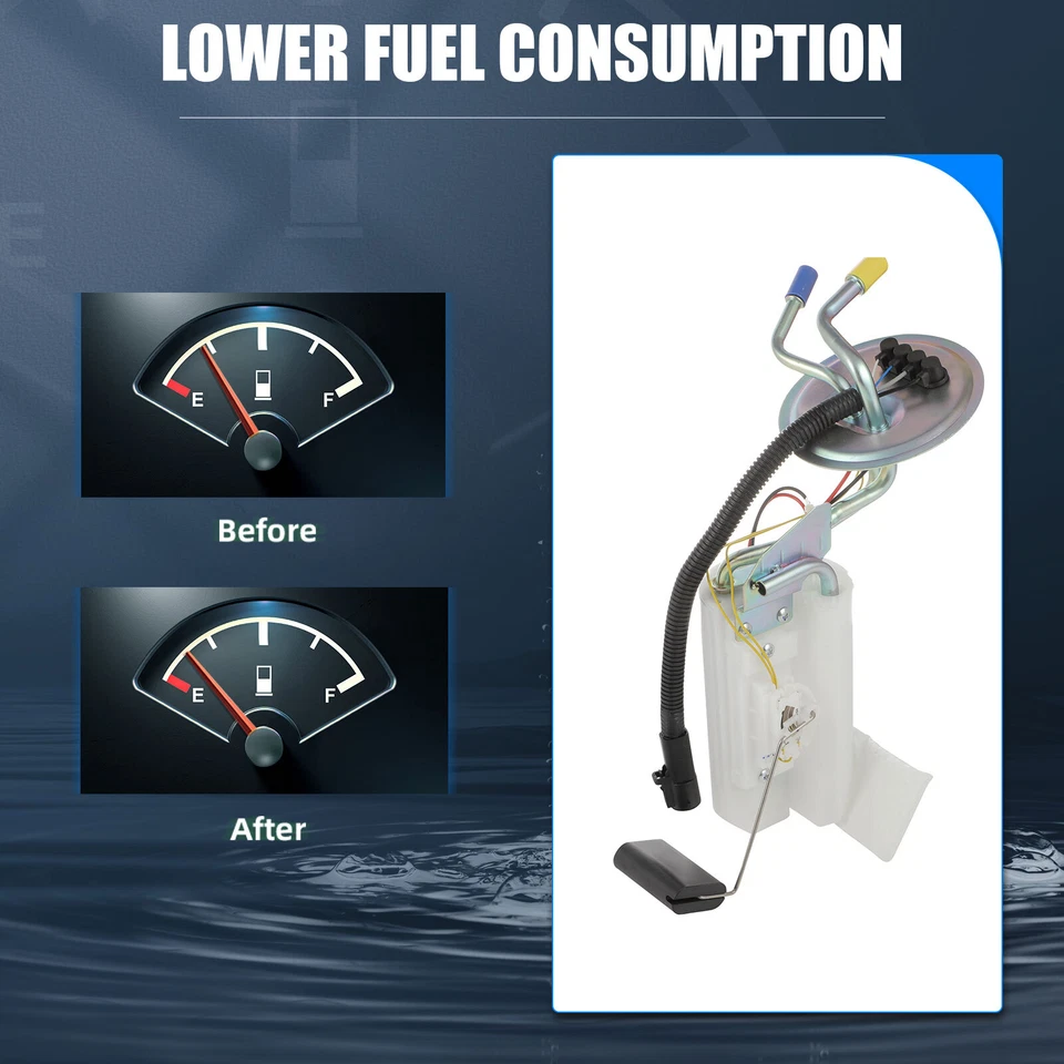 Para Ford F-150 1992-1996 5.0L 4.9L 5.8L 2x Bomba de combustible 19 gal. Delantera y 18 gal. Trasera Foto 4 de 4