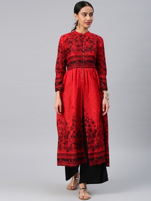 a line anarkali kurta